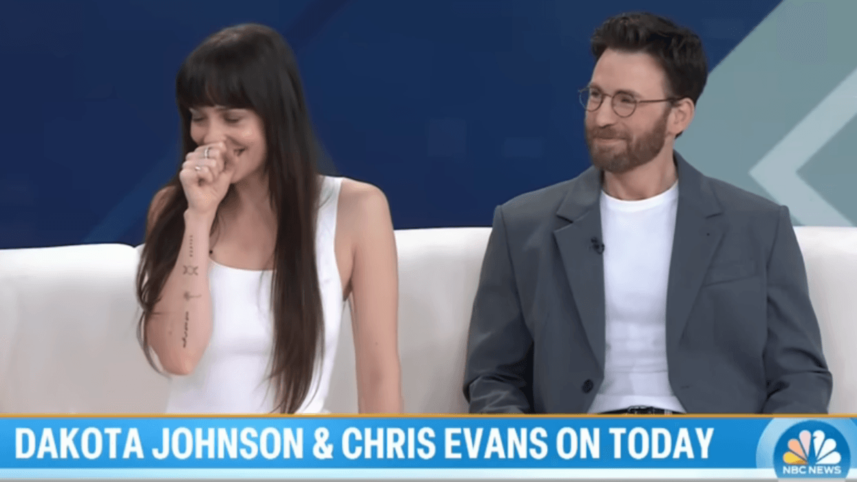 Dakota Johnson and Chris Evans on TODAY