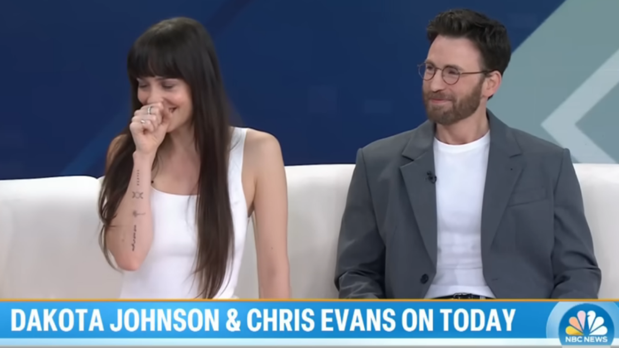 Dakota Johnson and Chris Evans on TODAY