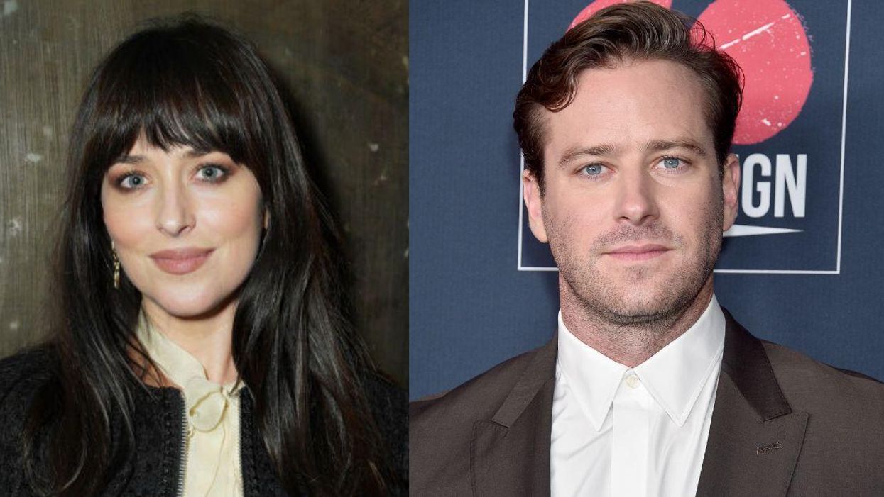 Dakota Johnson; Armie Hammer