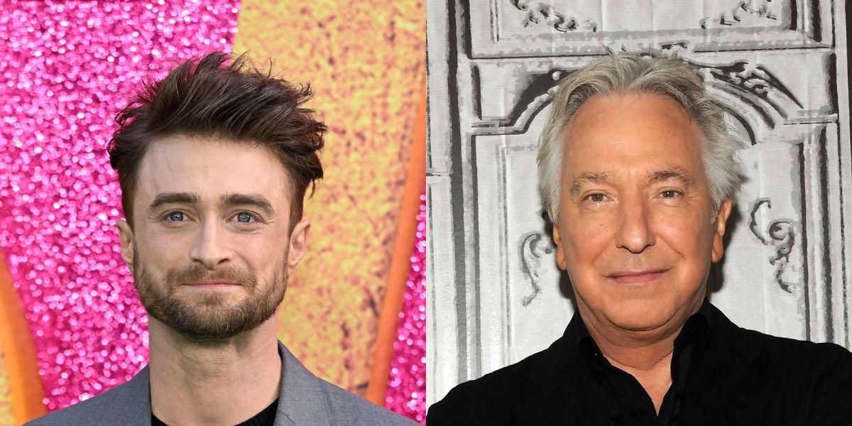 Alan Rickman Daniel Radcliffe Harry Potter Philosphers Stone (2001)