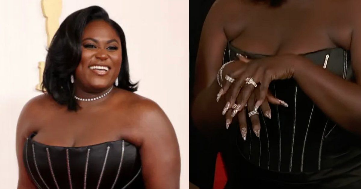 Danielle Brooks; Danielle Brooks showing off her nails