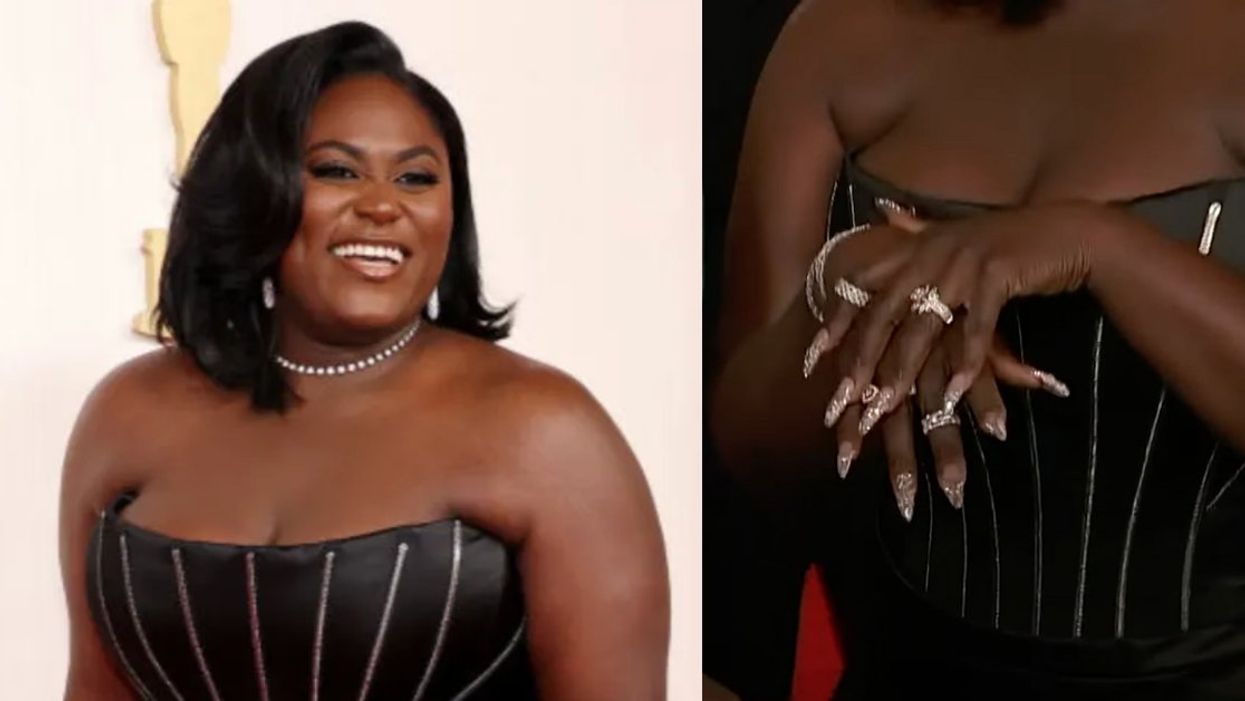 Danielle Brooks; Danielle Brooks showing off her nails