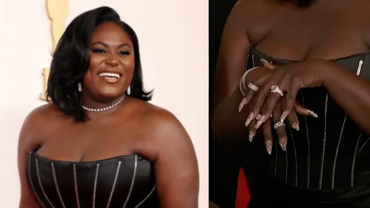 Danielle Brooks; Danielle Brooks showing off her nails