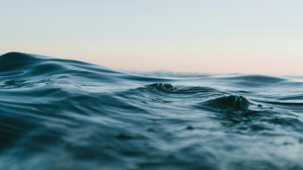 dark ocean water