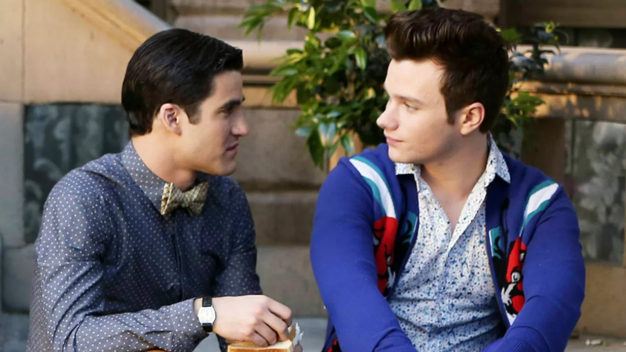 Darren Criss and Chris Colfer on 'Glee'