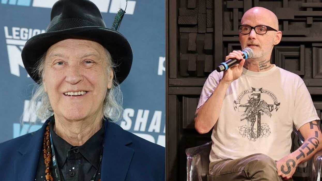Dave Davies (left) and Moby (right) are at the center of a renewed debate over Lola and its cultural legacy.
