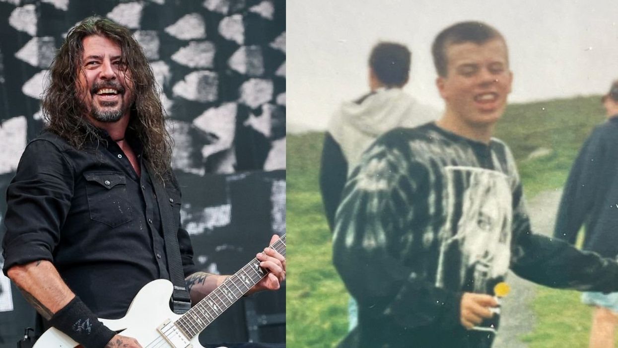 Dave Grohl; screenshot of tweet posted by @eointighe