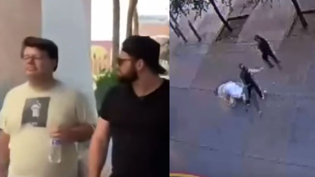 David Boyles and Turning Point USA's Kalen D'Almeida