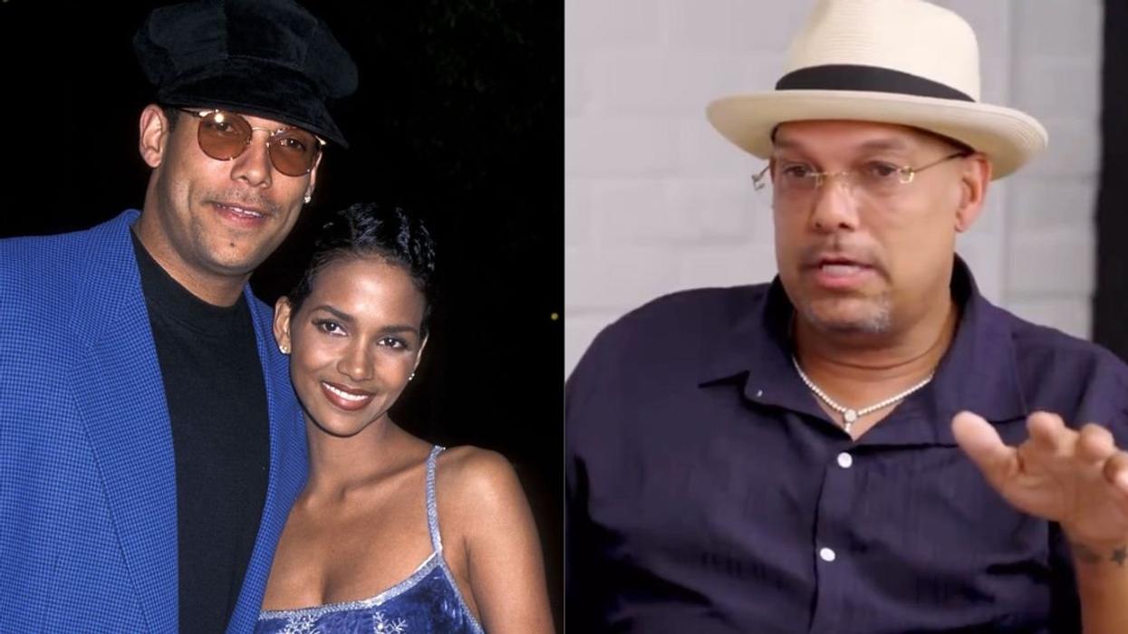 David Justice and Halle Berry