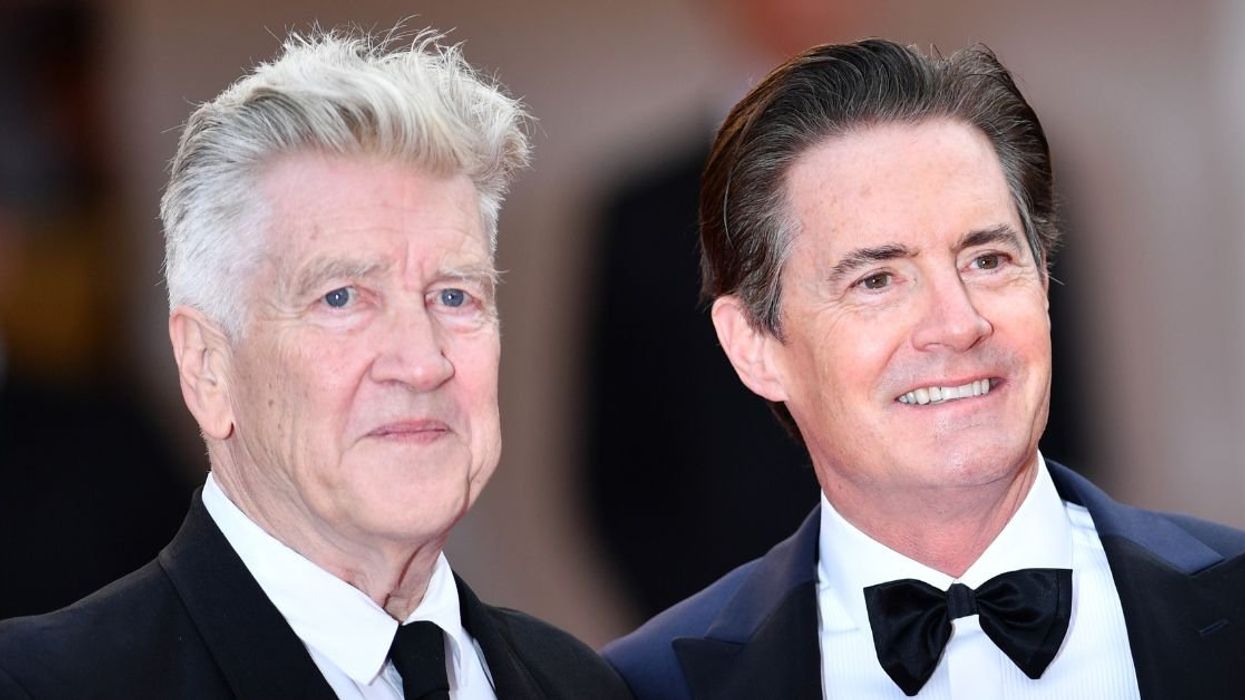 David Lynch with Kyle MacLachlan