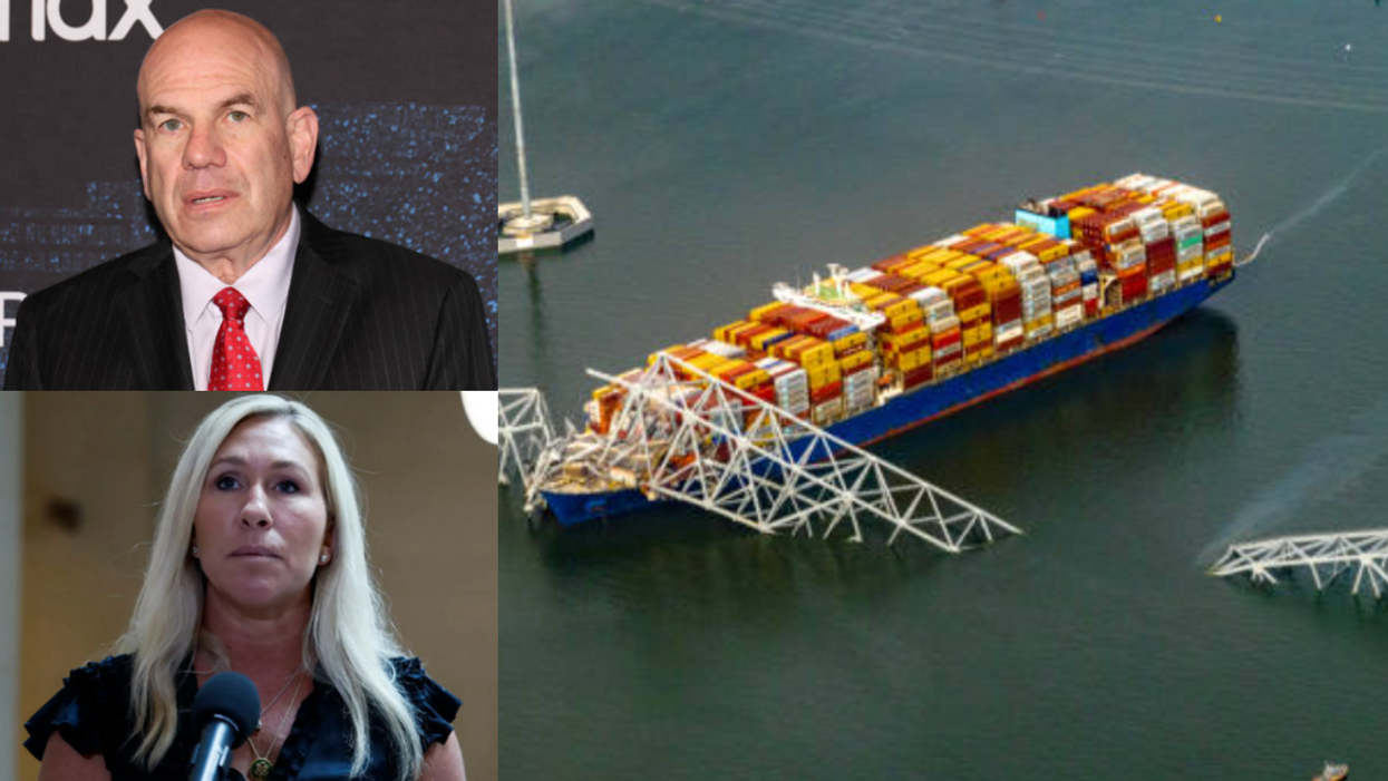 David Simon; Marjorie Taylor Greene; aftermath of Francis Scott Key bridge collapse