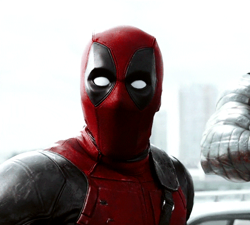 Deadpool shocked gif