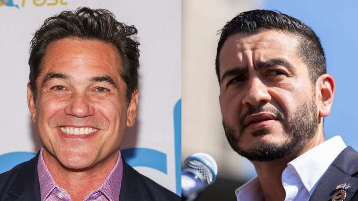 Dean Cain (left) questioned Michigan Senate candidate Abdul El-Sayed’s (right) high school football history.