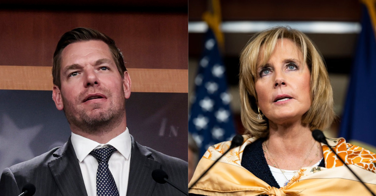 Democratic Representative Eric Swalwell; Republican Representative Claudia Tenney