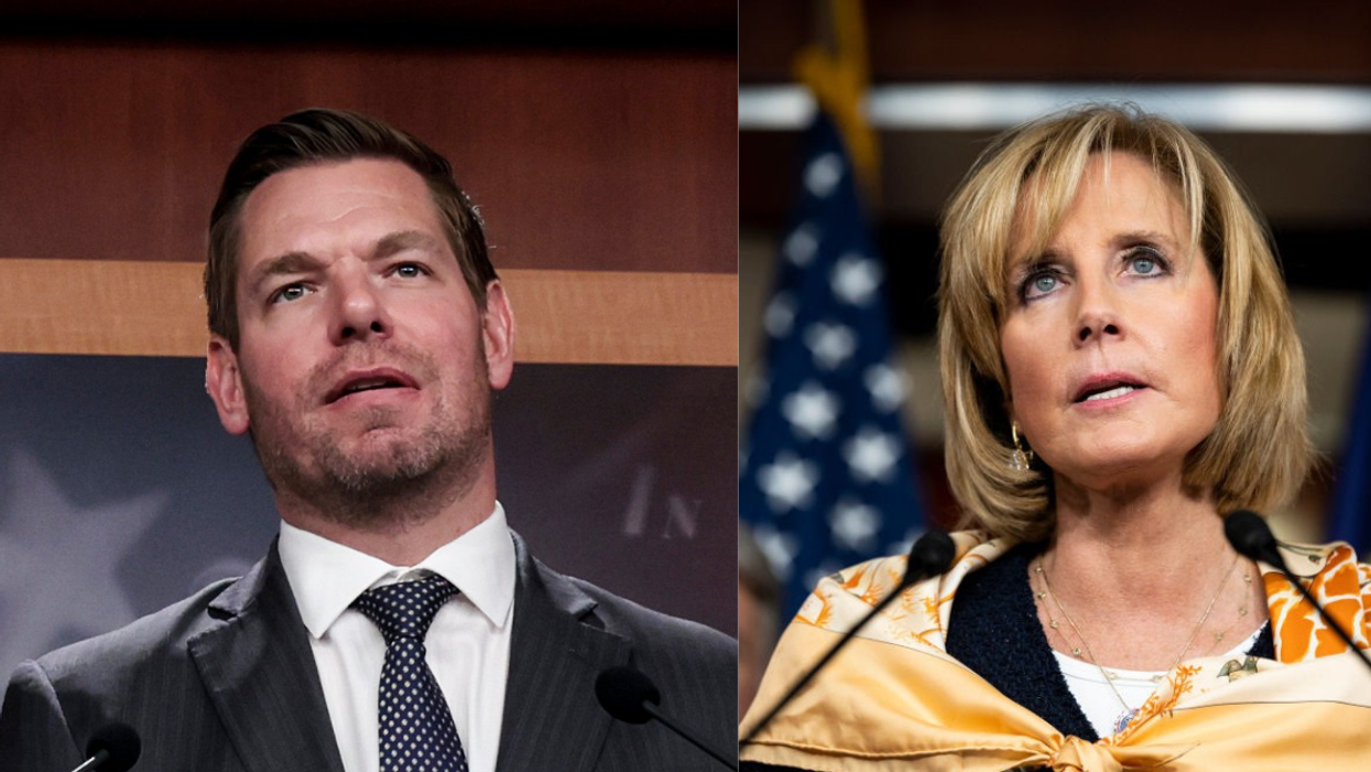 Democratic Representative Eric Swalwell; Republican Representative Claudia Tenney