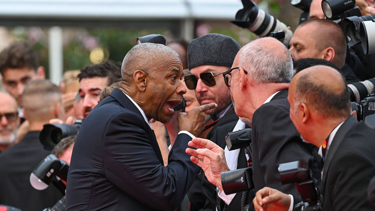 Denzel Washington confronting photographer on Cannes red carpet