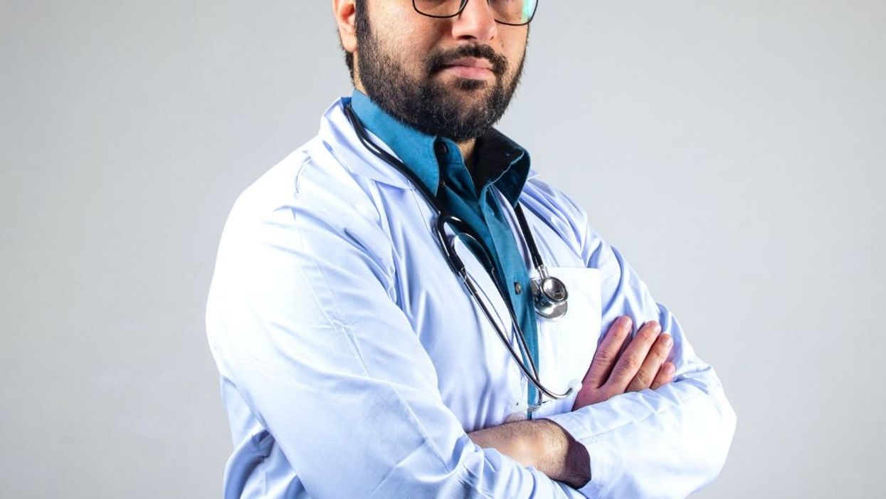 Doctor with arms crossed