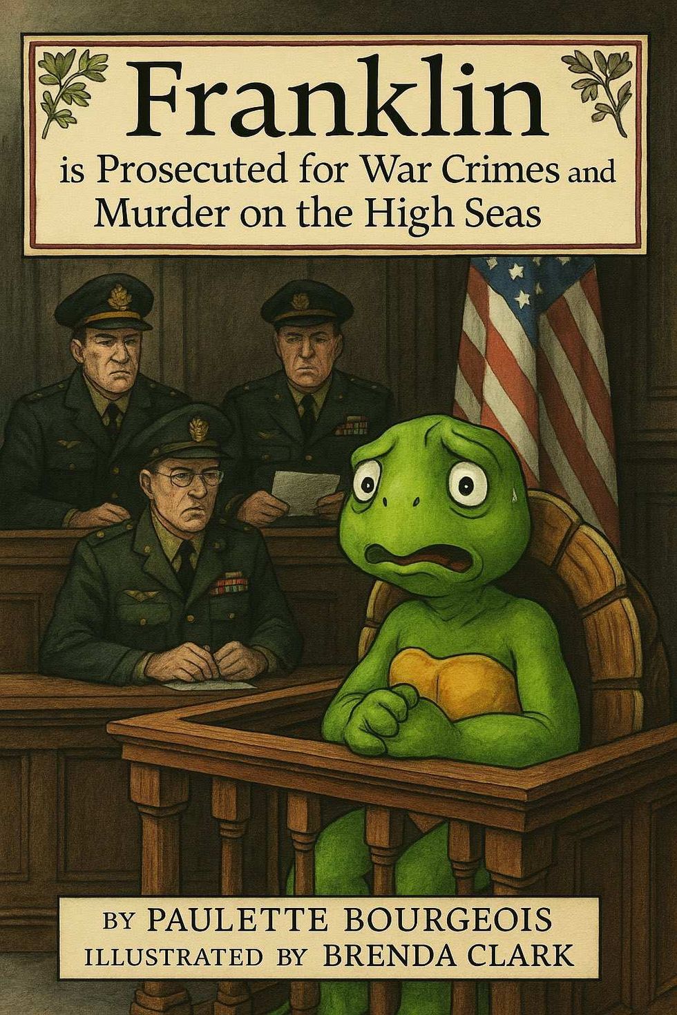 Doctored "Franklin" book cover meme