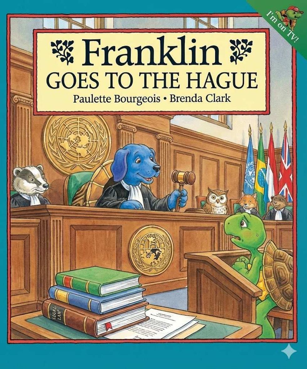 Doctored "Franklin" book cover meme