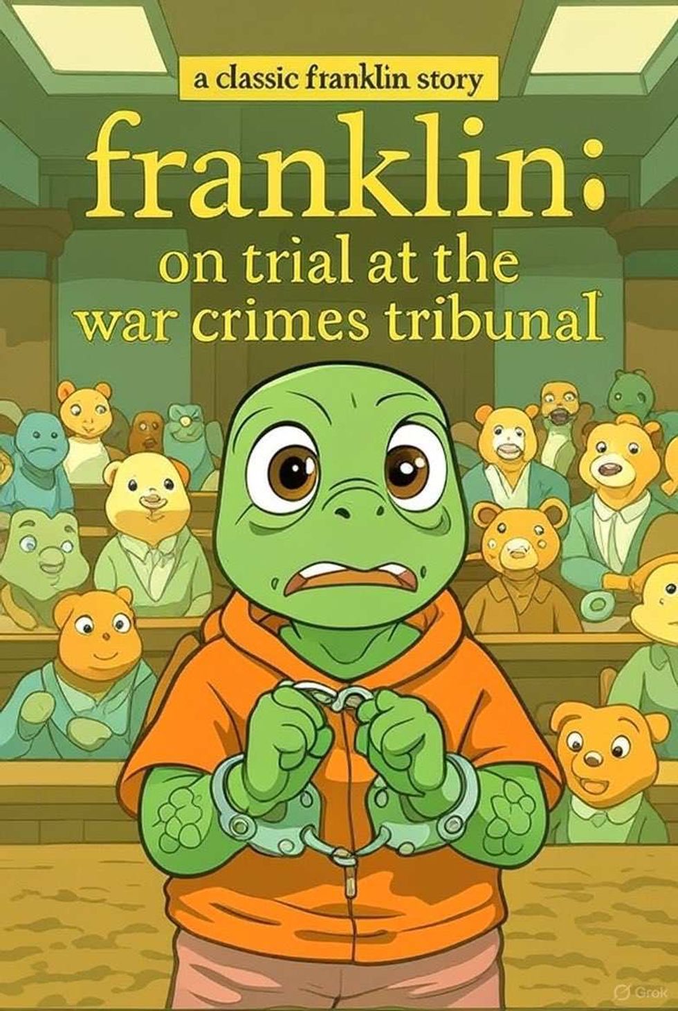 Doctored "Franklin" book cover meme