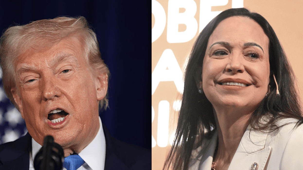 Donald Trrump; Maria Corina Machado