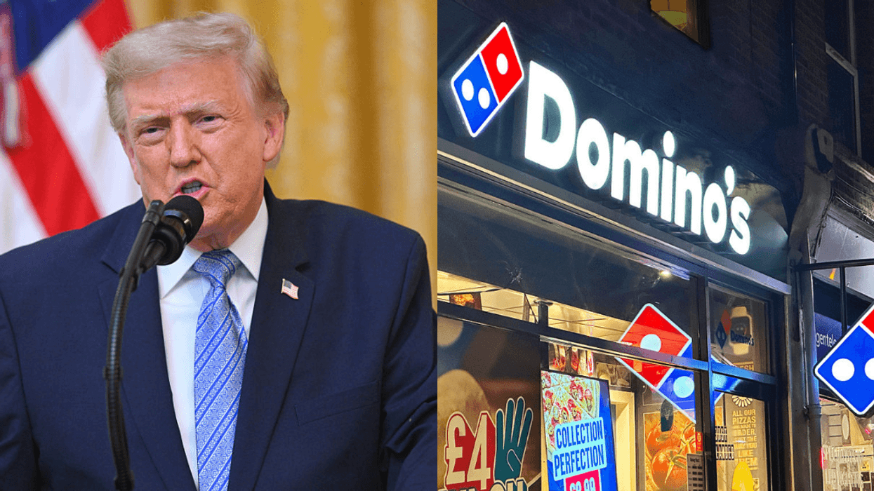 Donald Trump; a Domino's Pizza location