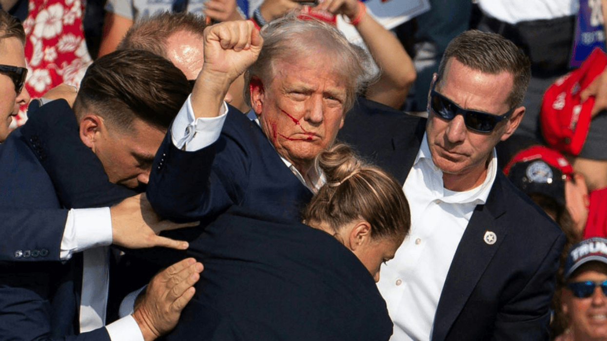 Donald Trump after assassination attempt