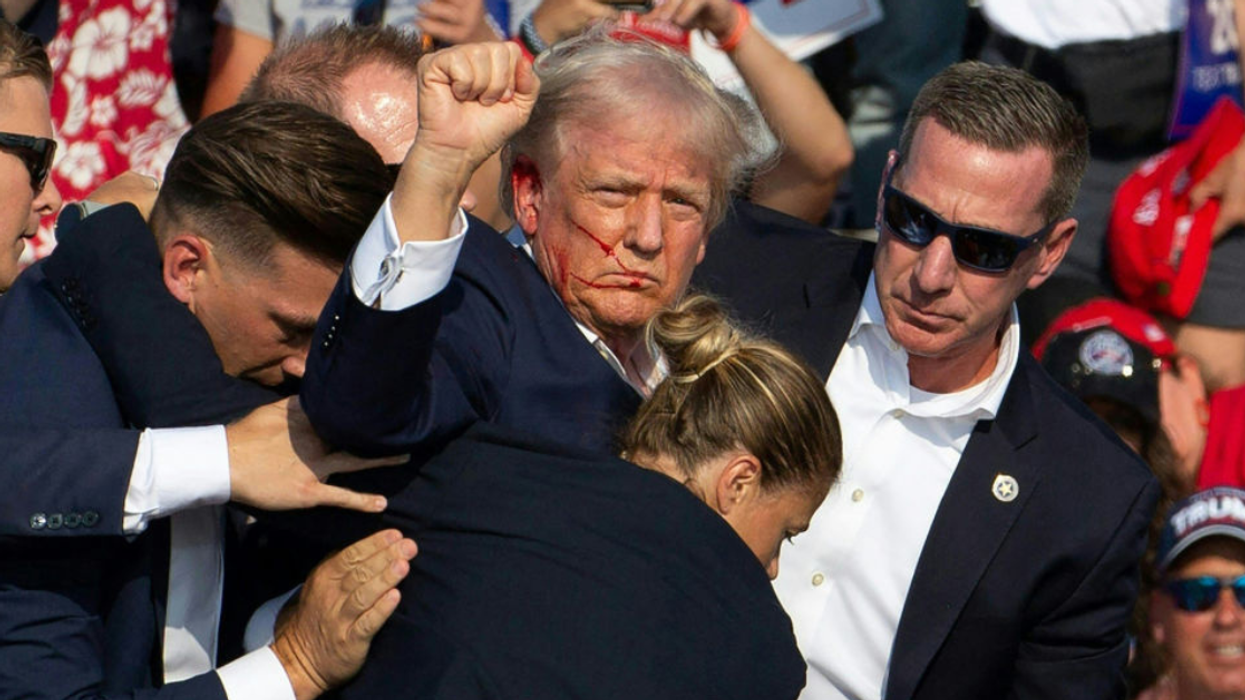 Donald Trump after assassination attempt