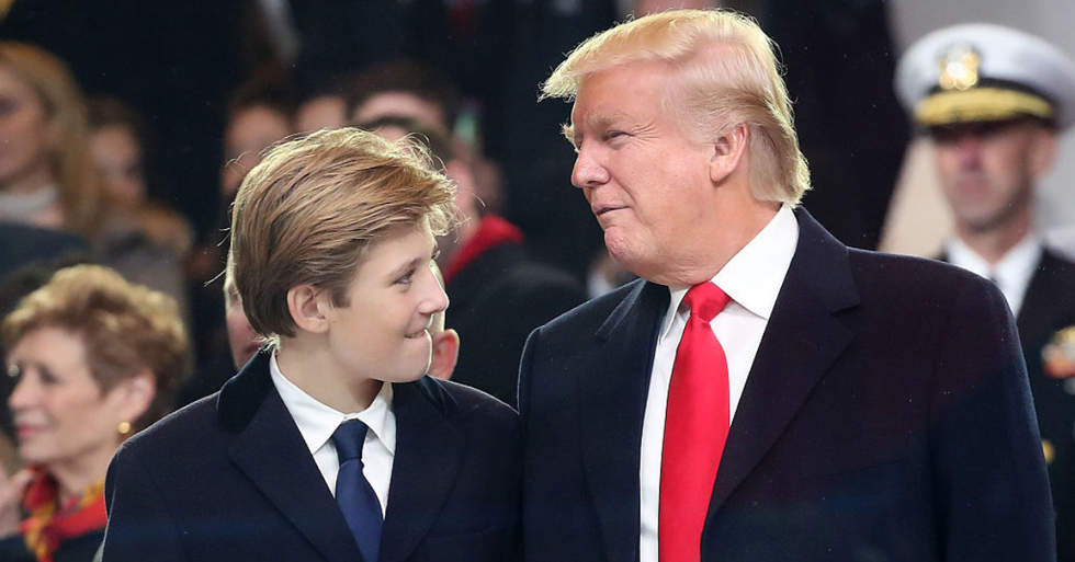 Donald Trump and Barron Trump