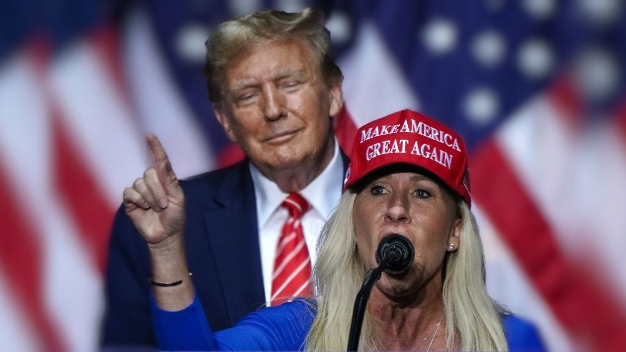 Donald Trump and Marjorie Taylor Greene