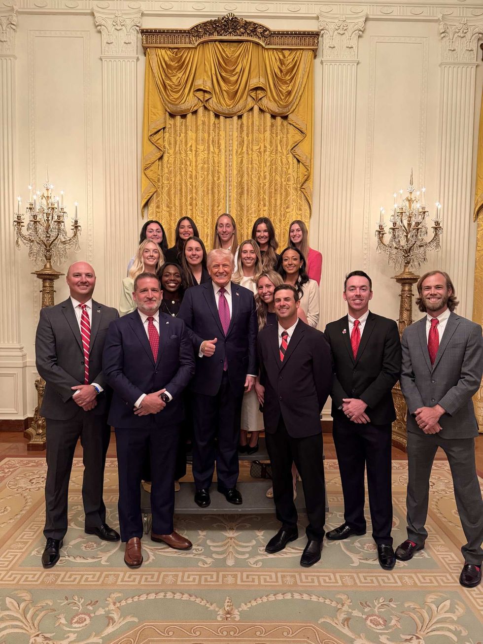 Donald Trump and Republicans block UGA women's tennis team