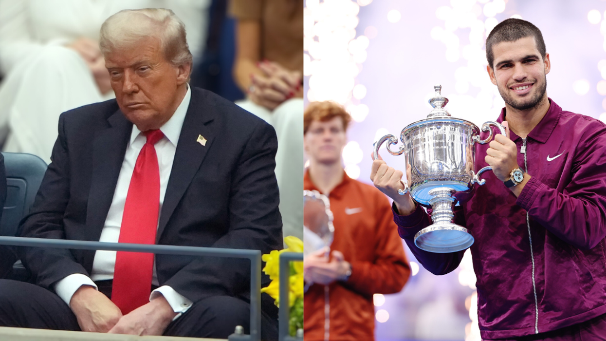 Donald Trump; Carlos Alcaraz and Jannik Sinner