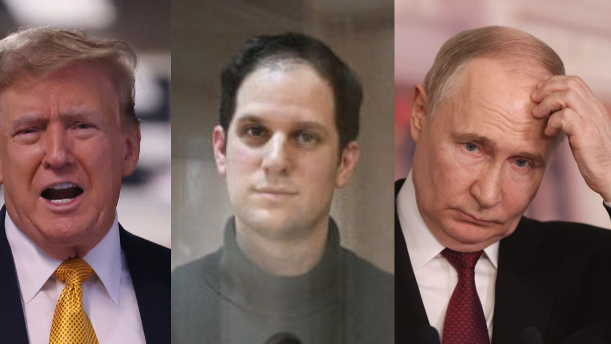 Donald Trump; Evan Gershkovich; Vladimir Putin