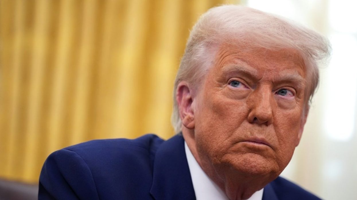 Donald Trump in the Oval Office