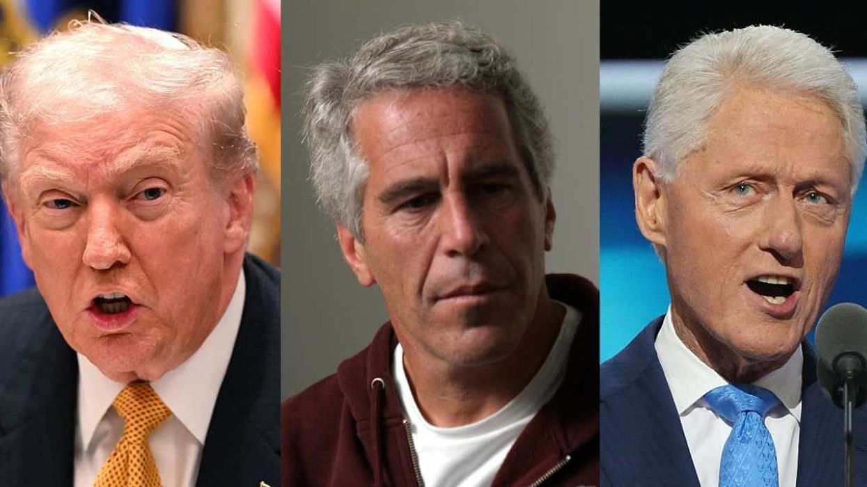 Donald Trump, Jeffrey Epstein, Bill Clinton