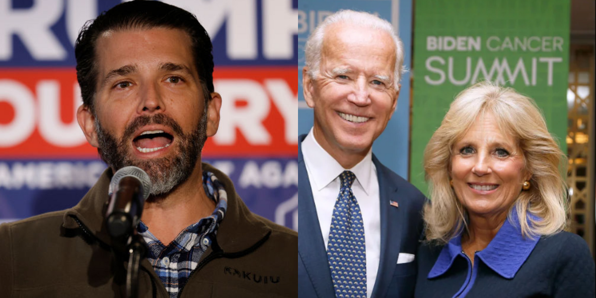 Don Jr. Blasted Over Inane Comment About Jill Biden After Joe's Cancer Diagnosis Reveal