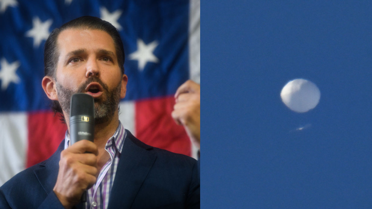 Donald Trump Jr.; the Chinese spy balloon flying over Charlotte, North Carolina