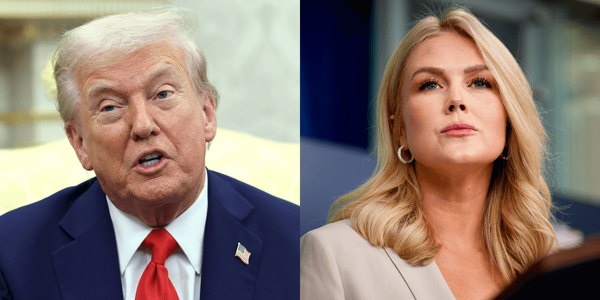 Trump Praises Karoline Leavitt's 'Machine Gun' Lips: VIDEO - Comic Sands