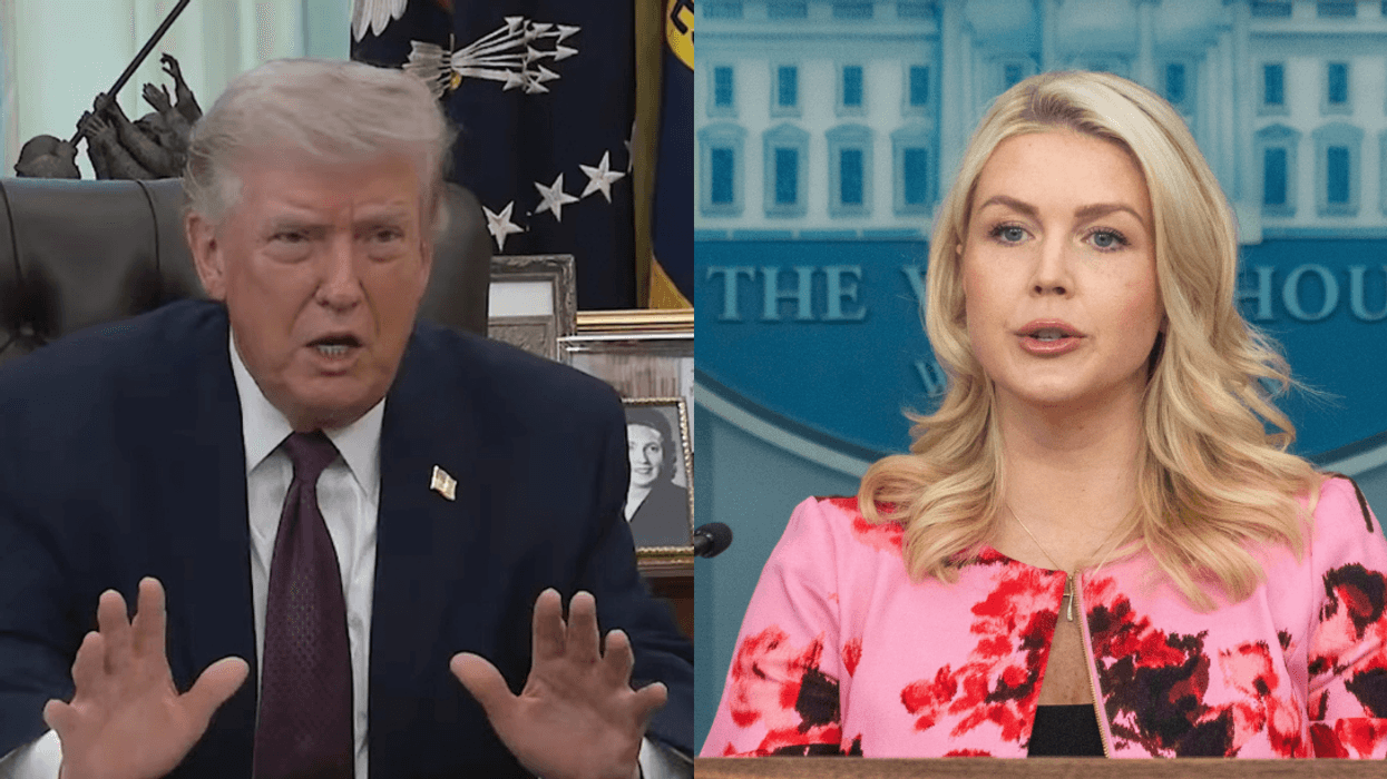 Donald Trump; Karoline Leavitt