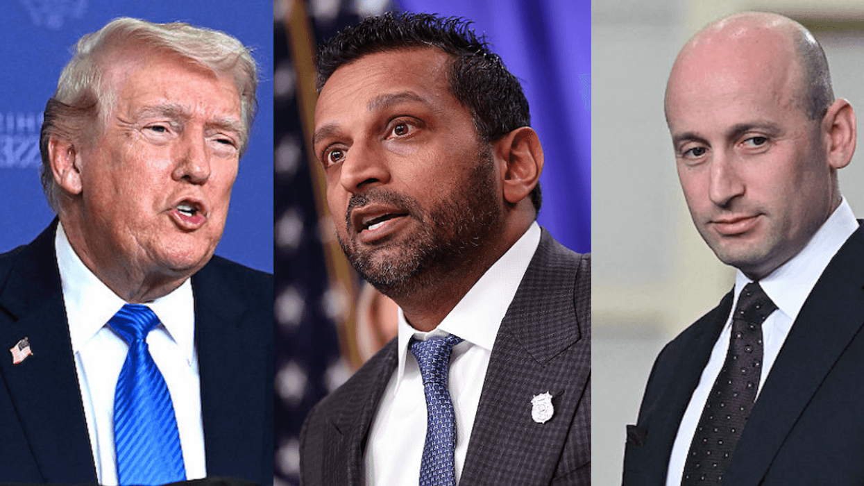 Donald Trump; Kash Patel; Stephen Miller