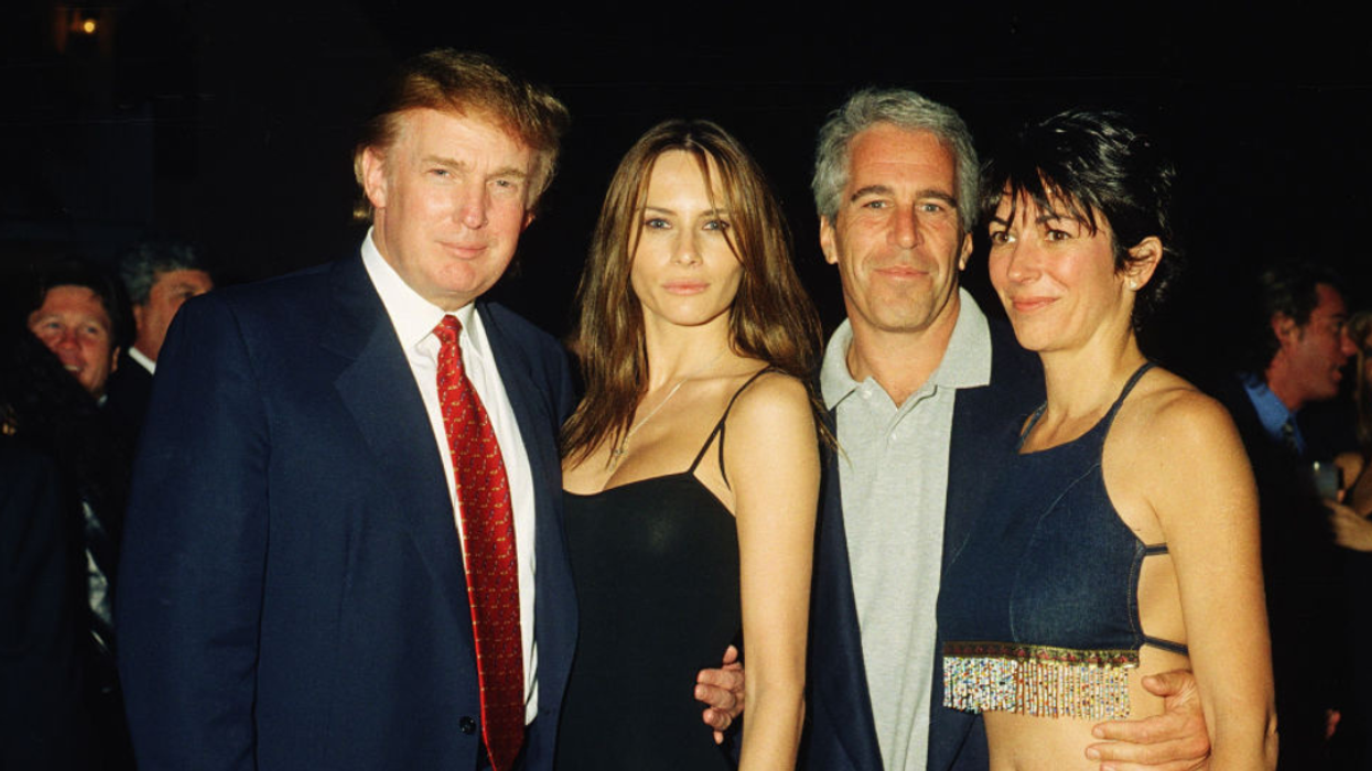 Donald Trump, Meania Trump, Jeffrey Epstein, and Ghislaine Maxwell