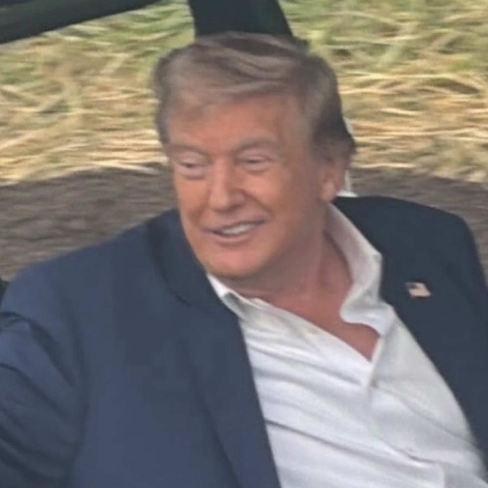 Donald Trump on golfing trip