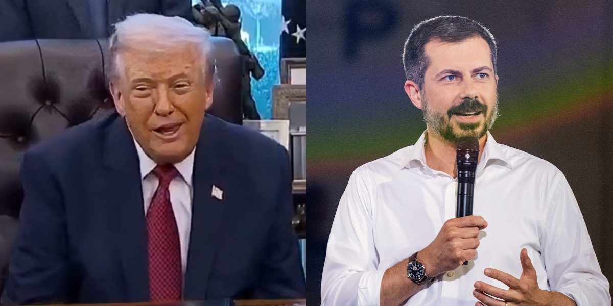 Clip Of Trump Mocking Pete Buttigieg As His Cronies Laugh Feels Like It's Straight Out Of 'Austin Powers'