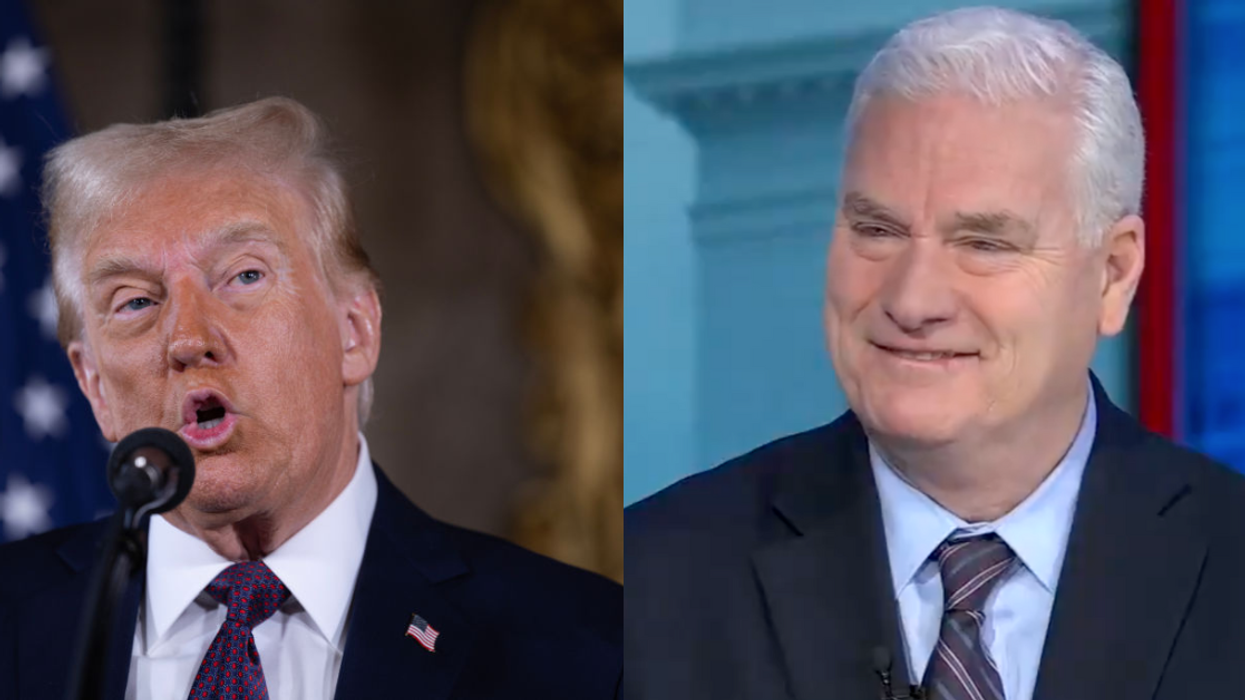 Donald Trump; Screenshot of Tom Emmer