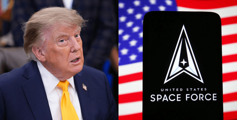 Trump Just Showed Off The New U.S. Space Force Uniforms—And Everyone's Doing A Double Take