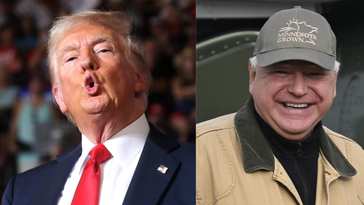 Donald Trump; Tim Walz