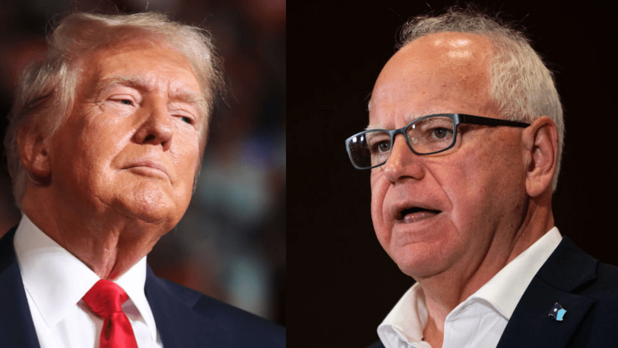 Donald Trump; Tim Walz