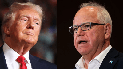 Donald Trump; Tim Walz