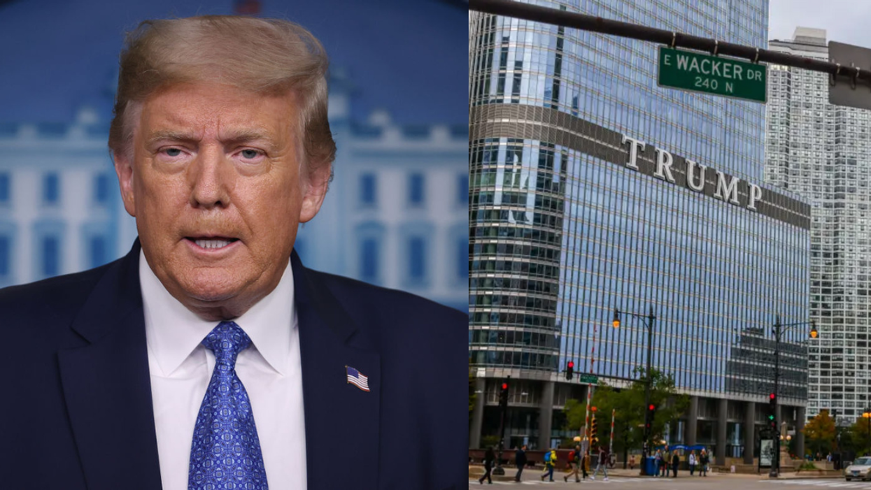 Donald Trump; Trump Tower in Chicago