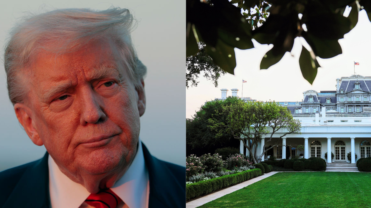 Donald Trump; White House Rose Garden in 2024